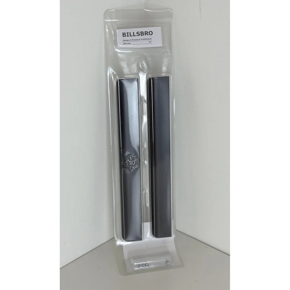New IKEA BILLSBRO Handle Anthracite 12
